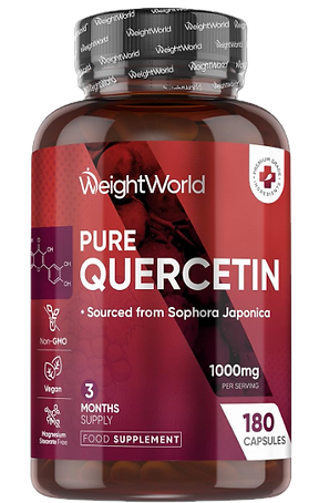 Quercetin supplement packaging