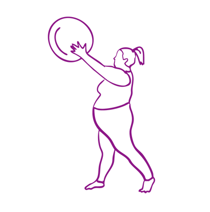 Illustration of a person lying on a mat with one leg raised