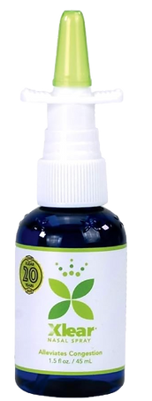 Xlear nasal spray bottle