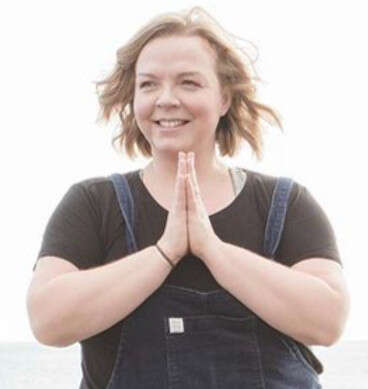 Meg, yoga teacher, smiling